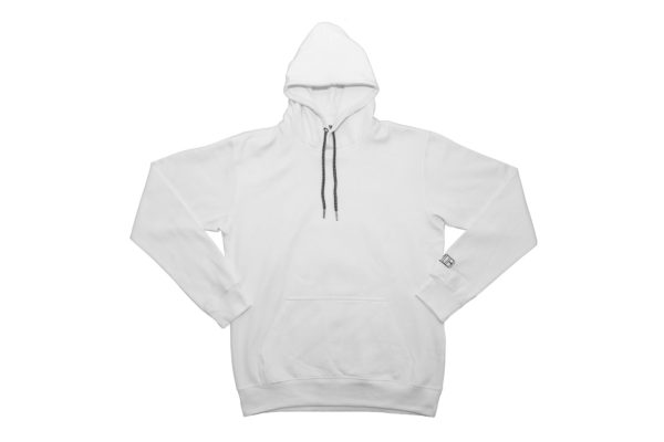 CMB light weight white hoodie