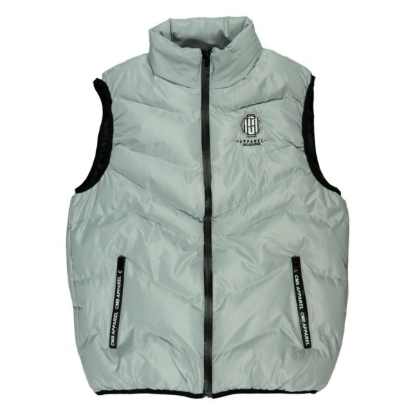 wolf grey cmb puffer vest front